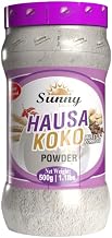 Sunny Gold Hausa Koko Millet Porridge Powder, Traditional African Breakfast Mix with Ginger and Cloves, 500g (1.1lbs)
