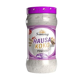 Sunny Gold Hausa Koko Millet Porridge Powder, Traditional African Breakfast Mix with Ginger and Cloves, 500g 1.1lbs