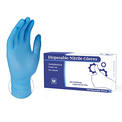 Arbeitshandschuhe 100 Stück blau Medium