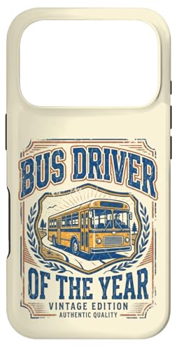 Bus Driver of the Year Vintage Fun Appreciation �X�}�z�P�[�X iPhone 17 Pro �p