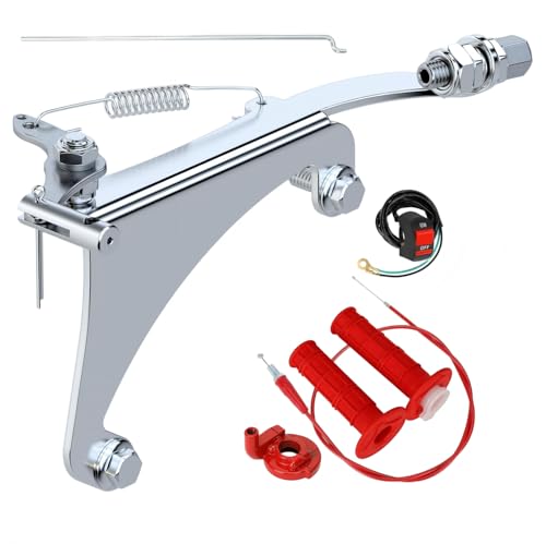 RZEOZU Mini Bike Throttle Control Linkage Bracket Kit Compatible with