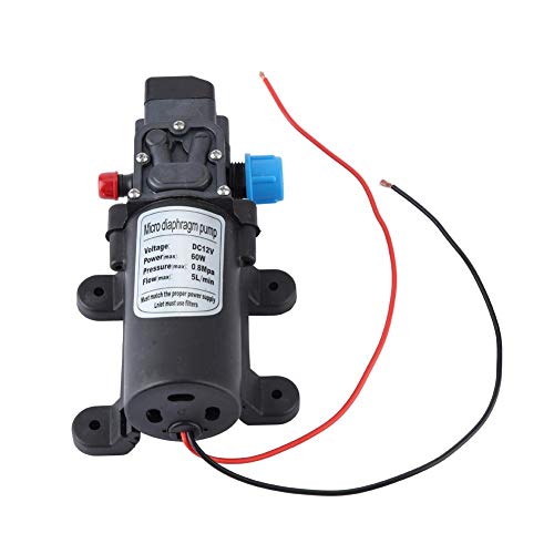 Bomba de diafragma de 12V y 60W con interruptor de presión 5