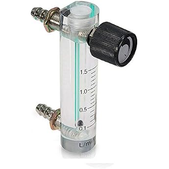 vogueing tool flow meter with control valve yb-4m air flow meter gas regulator for oxygen air and gas 0.2-2l/min