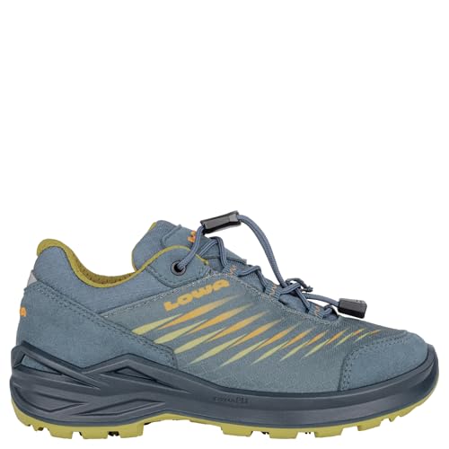 LOWA Halbschuh ZIRROX II GTX LO JR Petrol/senf 28