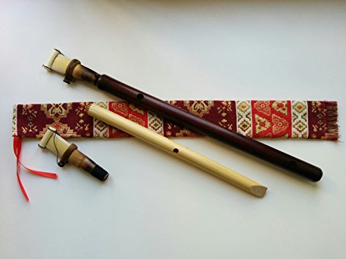 Armenian Duduk Pro From Apricot Wood, 2 Professional Reeds, National Case, Playing Instruction And Bamboo Flute #TOP6