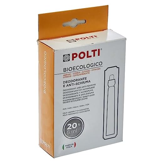 Polti Bioecologico, anti espumante y desodorante con fragancia a cítricos para Polti Lecologico y Lecoaspira
