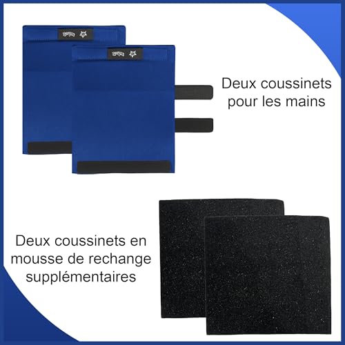 SPRING SEAON Coussinets pour Béquilles (2 Unités)– Mousse Confortable pour Avant-Bras, Protège-Mains, Réducteur de Pression – Idéal Blessures, Arthrose, Rééducation – vue 5