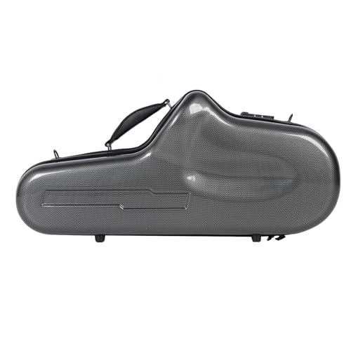 Boîte de rangement sécurisée pour saxophone alto avec serrure intégrée et coque antichoc