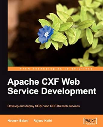 Apache CXF Web Service Development book cover