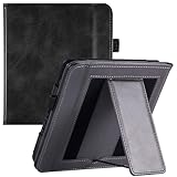 BOZHUORUI Case for Kobo Libra Colour 2024 | Built-in Foldable Stand & Hand Strap | with Auto Sleep/Wake & Pen Holder | PU Leather Sleepcover fits 7