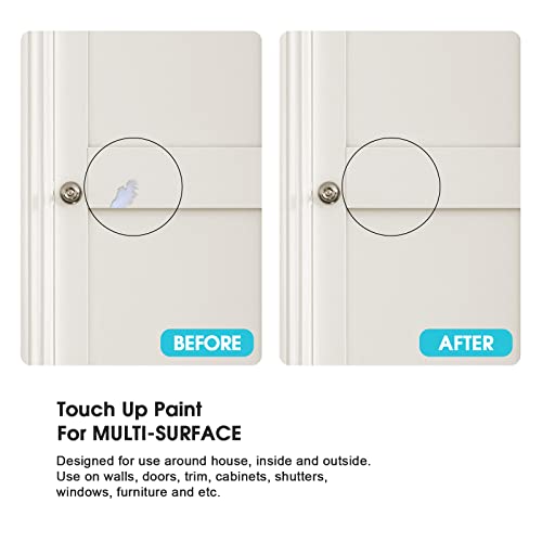 Nadamoo Beige Multi Surface Touch Up Paint, Interior And Exterior House Appliance Paint For Cabinet, Wall, Door, Furniture, Windows, Shutter And Trim #TOP1