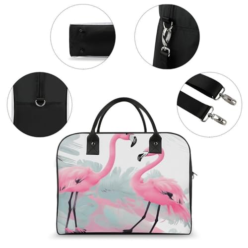 Maletín ligero Love Flamingo para laptop unisex miniatura 6