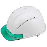 TOYO 通気孔付きヘルメット ヴェンティーネオ 白(グリーン) スチロールライナー入 NO.393F-G