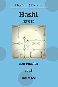 Paperback Master of Puzzles - Hashi 200 Puzzles 12x12 Vol. 8 Book