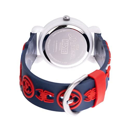 Marvel Spiderman Watch for Kids - Spiderman Watch Boys - Spider-Man Watches for Boys 4-6 - Kids Toys - - Marvel Toddler - Teen - Plastic Case - 3D Plastic Strap by Marvel - Image 2