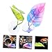 Happyyami 2pcs Betta Fish Leaf Hammock Simulated Habitat for Betta Fish Comfortable Resting Spawning Leaves with Cups Easy to Clean Design