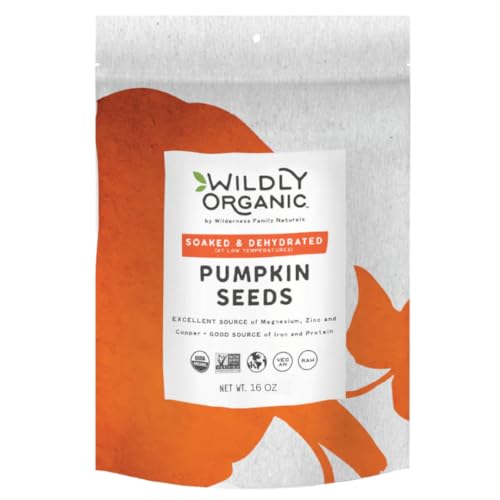 Wildly Organic Pumpkin Seeds - Raw, Soaked and Dried, Certified O...