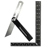 2 Stück Schreinerwinkel， 300 Mm Anschlagwinkel, 200 Mm Verstellbare Multifunktions Schmiege Für Holzarbeiter Und Handwerker Geeignet