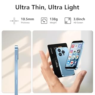 Smartphone mini avec écran HD de 3,0 pouces, téléphone mini déverrouillé, caméra 5MP, reconnaissance faciale, double SIM, GPRS, carte TF et un corps ultra - mince, idéal pour les enfants Rose