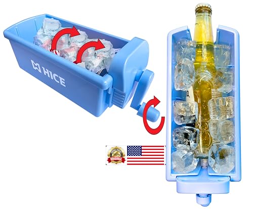 HICE Drink Chiller Rapid Beverage Cooler - Hyper Spin Instant Can & Bottle Cooler, No Batteries, Iced Frost Cooling for Soda, Beer & Water, Mini Universal Drink Cooler, Fast & Coldest Freeze (Blue)
