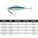 Goture Fishing Jigs,Lead Vertical Jig Saltwater, Jig Fishing Lures with Assist Hook and Treble Hook,Fishing Jigging Spoon Lures for Tuna,Salmon,StripedBass,Grouper Snapper,Kingfish(7g 6pcs)