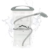 INOXTO 1.5L/2L Hydration Bladder, Water Bladder with Water Reservoir Hose Insulator & High Flow Bite
