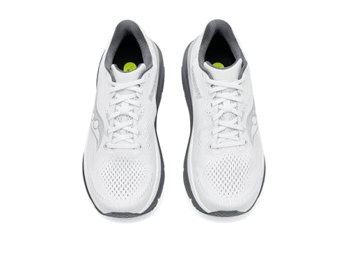 Saucony Men's Guide 19 Sneaker, White/Shadow, 15 by Saucony - Used condition - Image 2