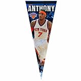 NBA New York Knicks Carmelo Anthony 12 by 30-Inch Premium Quality Pennant
