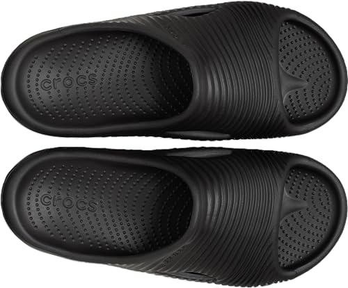 Crocs Unisex Mellow Recovery Slides Sandal, Black Tide, 10 Women/8 Men by Crocs - Image 5