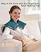 Weighted Heating Pad for Neck Shoulders Back, Upgraded PTC+NTC Even Heating, Versatile Electric Heated Neck Wrap for Full-Body Relax, Birthday Gifts for Women Men, Mothers Day Gifts for Mom Wife