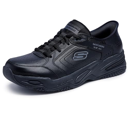 Skechers Men's Durham Hands Free Slip-in Sneaker, Black, 8.5 by Skechers - Used condition - CA$48.67