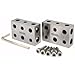 SPI 13-669-7 Setup 1-2-3 Blocks: Matched & Measured Pair with 5 Tapped Holes (5/16-18) & 6 Untapped Holes