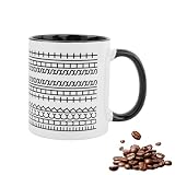 Fucks This Shit ceramiczny kubek do kawy 350 ml, ukryta wiadomość kubek z izolowanym uchwytem, zabawny kubek do herbaty na gorące i zimne napoje