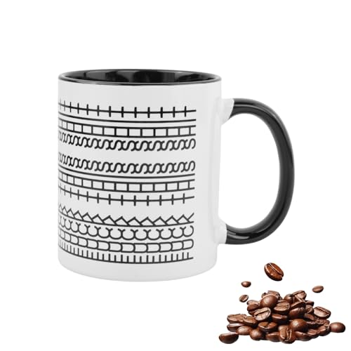 Fucks This Shit ceramiczny kubek do kawy 350 ml, ukryta wiadomość kubek z izolowanym uchwytem, zabawny kubek do herbaty na gorące i zimne napoje