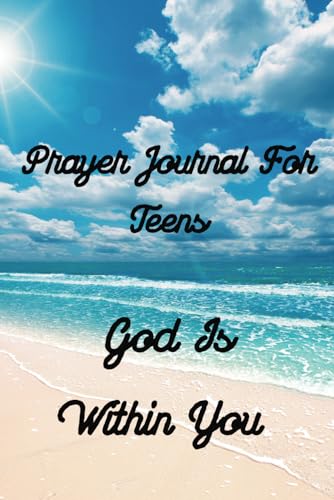 Prayer Journal For Teens: Wide Ruled, 6x9 Size, Glossy Cover, 222 Pages, Version 2I