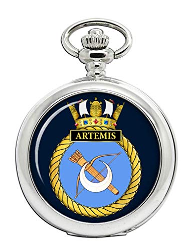 Giftshop UK HMS Artemis, Real Marino Reloj de Bolsillo