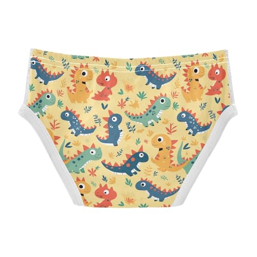 visesunny Boys Potty Training Underwear Colorful Dumb Dinosaur Breathe Cotton Briefs Size 2T-8Y for Toddler2