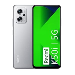 Redmi K50i 5G (Quick Silver, 6GB RAM, 128GB Storage) | Flagship Mediatek Dimensity 8100 Processor | 144Hz Liquid FFS…