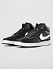 NIKE Men's Court Vision Mid Next Nature Basketball Shoe, Black White Black, 8 UK #4