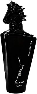 Maahir Black Edition for Unisex Eau de Parfum Spray Perfumes, 3.4 Ounce