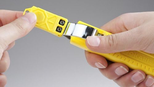 Miniatura 2 de Jokari 10285 - Cuchillo para cables (0.315-1.102 in, 28 G, con hoja recta, multicolor
