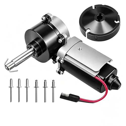 3317084.000U RV Awning Motor Drive Repair Kit Assemblies Fit for Dometic 9200 Series Power Awnings Replace# 3316605.001 8962001.400U 3316605.017 RV Awning Motor Repair Kit with End Cap & Rivets