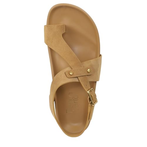 Franco Sarto Women's Blair Sandal Biscotti Brown Faux Suede 8.5 M by Franco Sarto - Used condition - Image 5