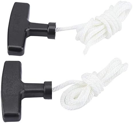 Duokon Recoil Start Rope 2pcs Lawnmower Recoil Pull Starter Handle 1.5m Cord Rope Mower Accessories