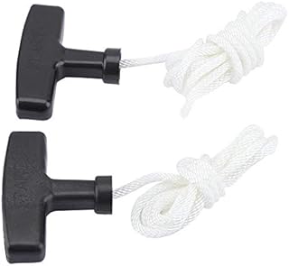 Duokon Recoil Start Rope 2pcs Lawnmower Recoil Pull Starter Handle 1.5m Cord Rope Mower Accessories