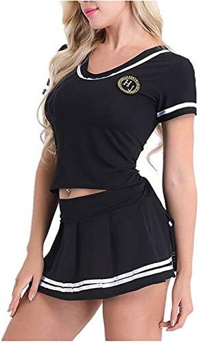 Sexy Cosplay Cheerleader Lingerie Outfit Mini Sailor Suit