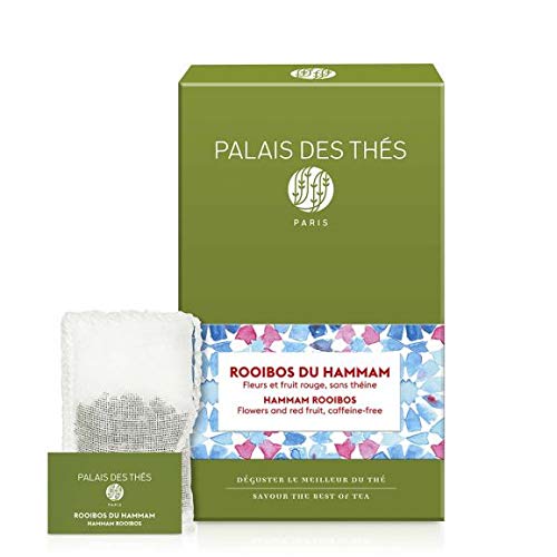 Palais des Thés, ROOIBOS DU HAMMAM, Rooibos d'Afrique du Sud, Sans théine, Mélange floral et fruité, 20 Sachets Mousselines Cover