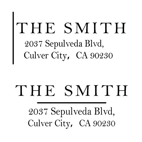 Customized Address Stamp, Name Stamp, Return Address Stamp, Self-Inking Stamp, Wedding Invitation Stamp, Personalized Stamp,Self-Inking Personalized Address Stamp. Suitable For Work, Business, Wedding #TOP4