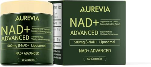 IntyPure Aurevia Liposomal NAD+ 500mg Capsules Daily Wellness 60 Count
