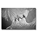 NIEMENGZHEN Quadro su Tela Coppia Bacio Poster e Stampe Astratti Wall Art Dolce Bacio Immagine per Soggiorno Decorazioni per la casa Cuadros 70x140 cm / 27,5"x55,1 Senza Cornice